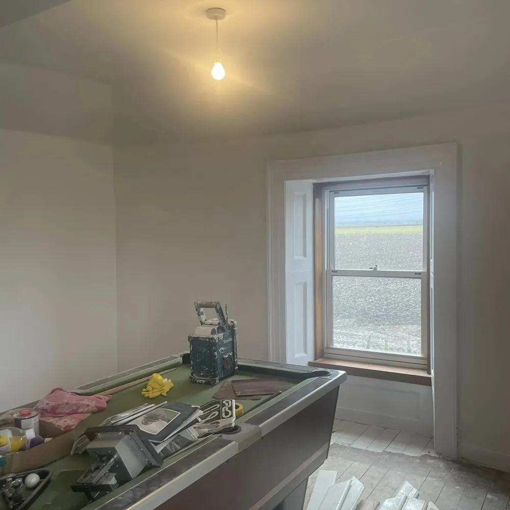 After Image of a room with a fresh coat of paint