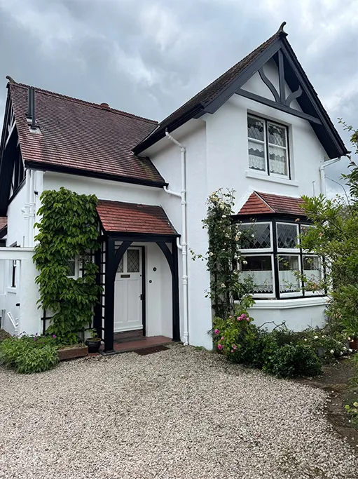 Professional exterior property finish painted by Dingwall Decorators