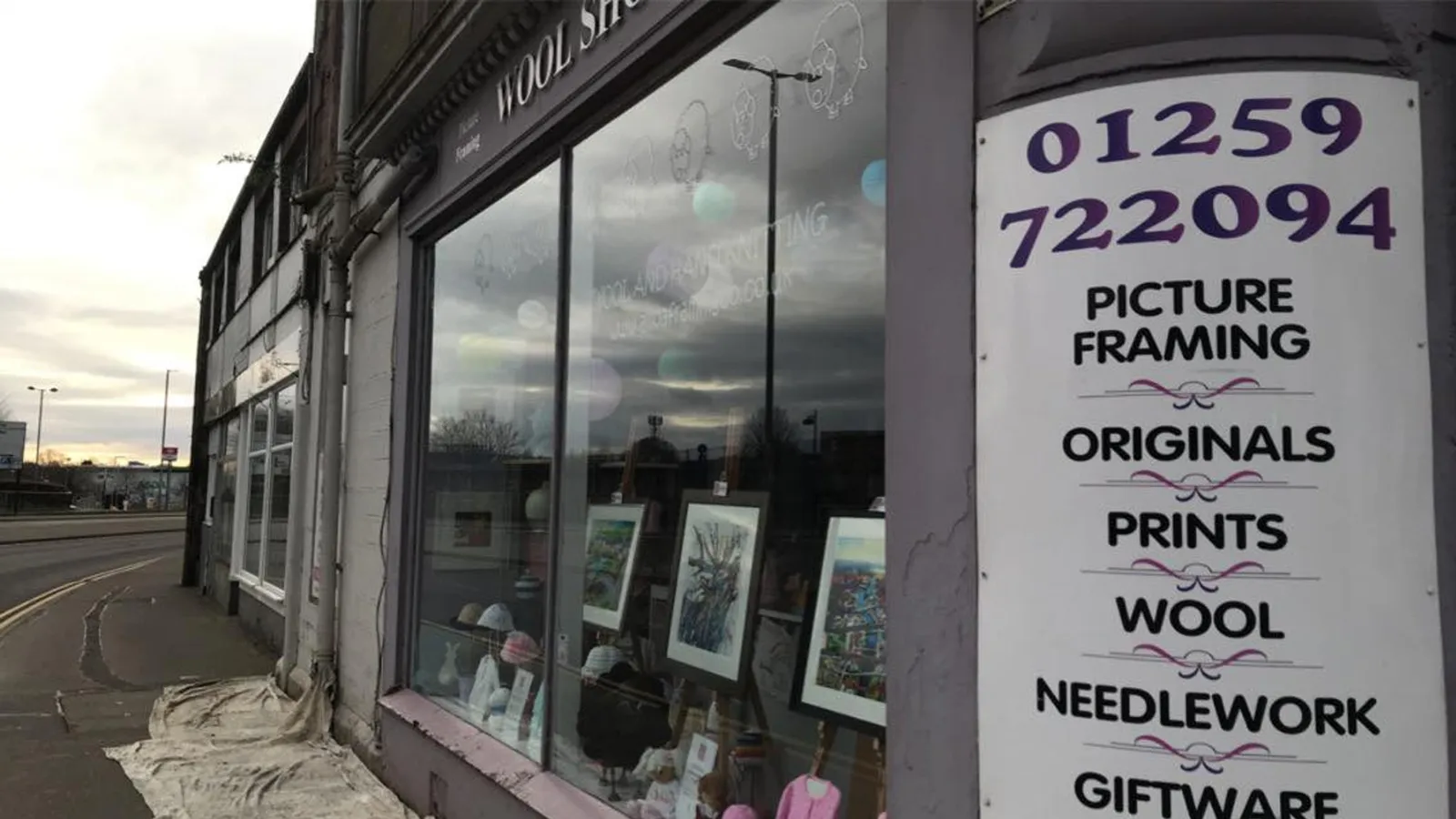 Dingwall Decorators Before Wool shop